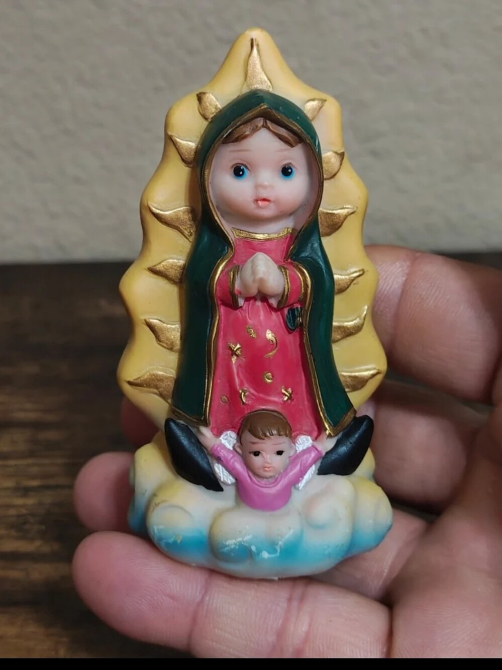 Our Lady of Guadalupe "Baby Face" Resin Figurine